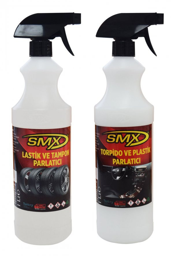 Smx Torpido ve Plastik Parlatıcı 1 Lt. - Smx Lastik Tampon Parlatıcı 1 Lt.
