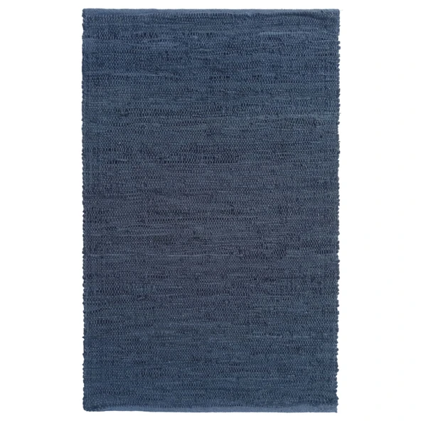 Home 1718225D Deri Kilim - Lacivert / Gri - 120x180 cm ürün görseli 1