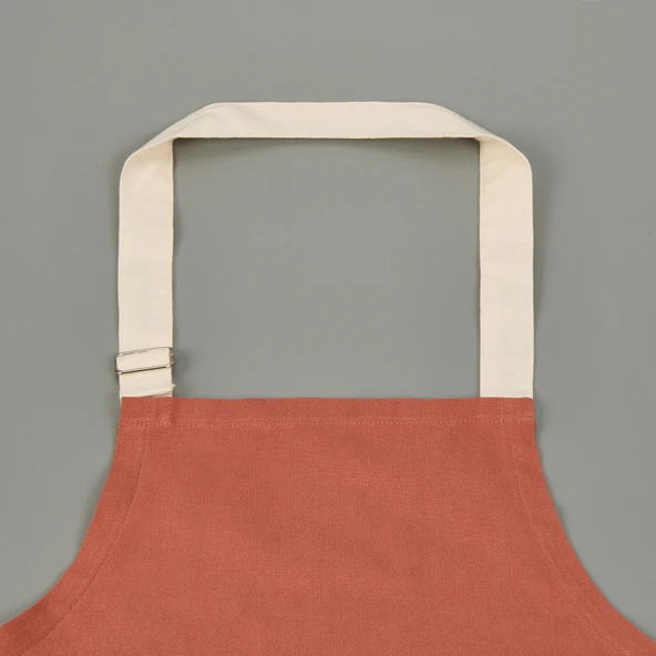 Soft Mutfak Önlüğü - Kiremit - 70x75 cm - Resim 2