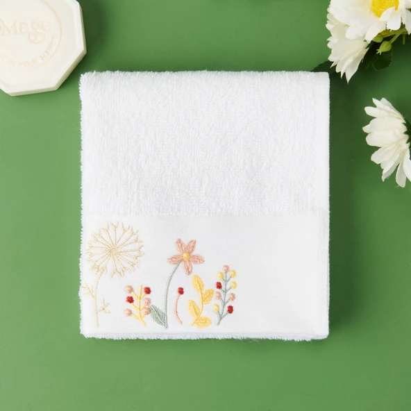 Soft Granny Summer Penna El Havlusu - Ekru - 30x50 cm ürün görseli