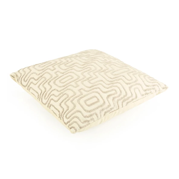 Soft Hugis Kırlent - Bej - 43x43 cm - Resim 3