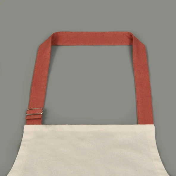 Soft Mutfak Önlüğü - Ekru - 70x75 cm - Resim 2