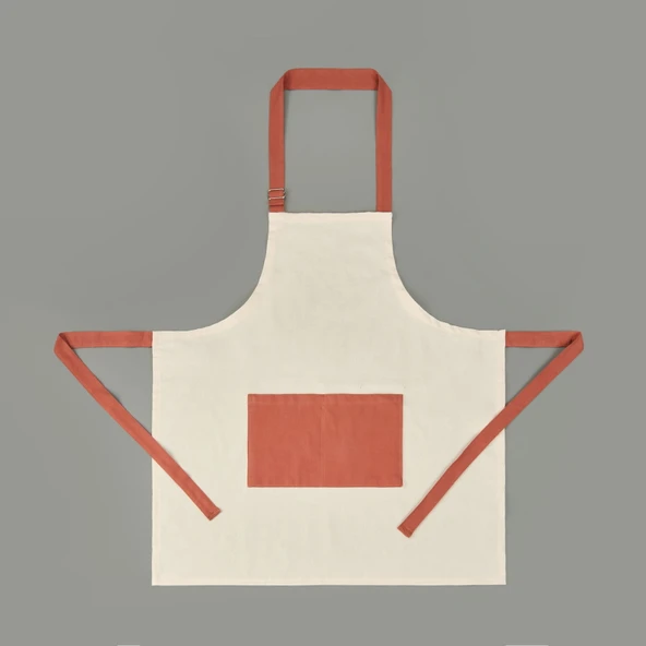 Soft Mutfak Önlüğü - Ekru - 70x75 cm ürün görseli 1