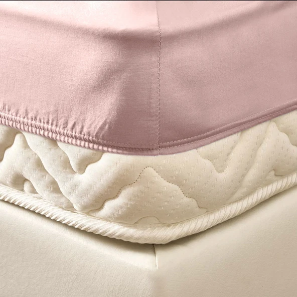 Soft Basic Tek Kişilik Lastikli Çarşaf - Yeşil - 100x200 cm - Resim 2