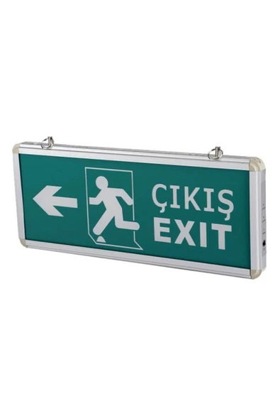 Cata 3W Exit Çıkış Armatürü LED 3 Saat Akülü CAT CT-9170 - 1
