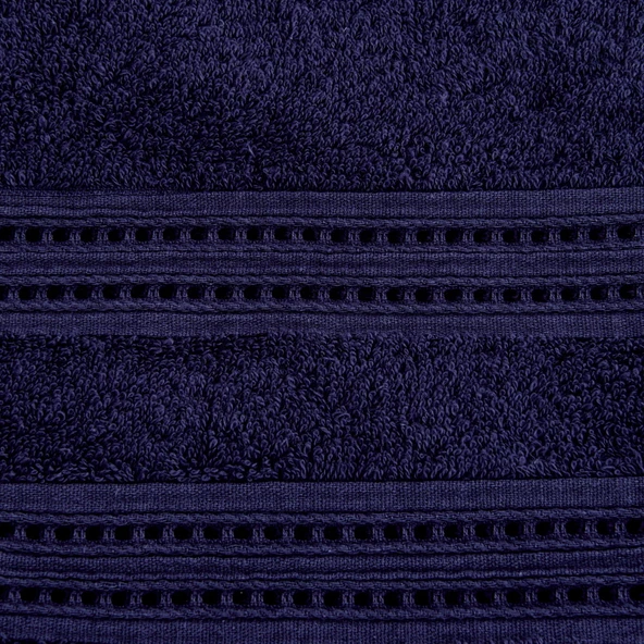 Soft Lapa 2'li Havlu Seti - Lacivert - 30x30 cm - Resim 3