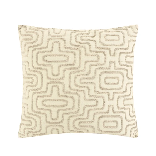 Soft Hugis Kırlent - Bej - 43x43 cm - Resim 2