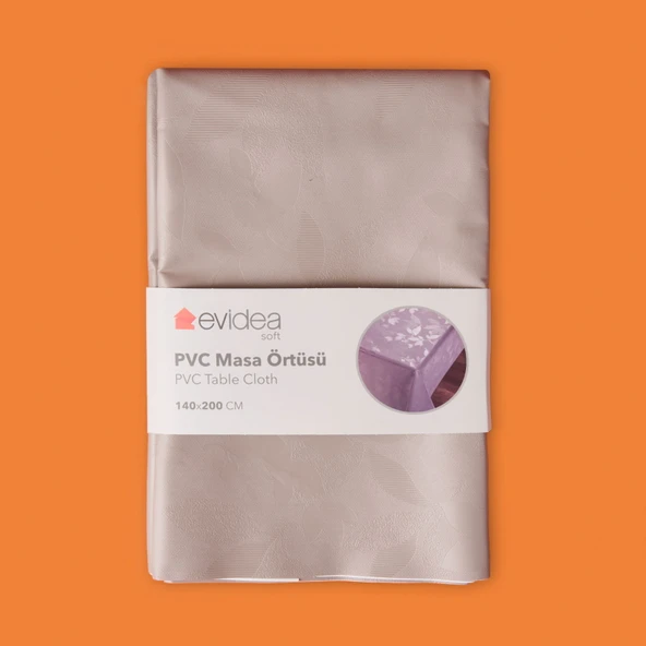 Soft Branch Pvc Masa Örtüsü - Gri - 140x200 cm ürün görseli 1