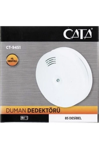 Cata Ct-9451 Duman Dedektörü ( 9 volt pil dahil ) - 2