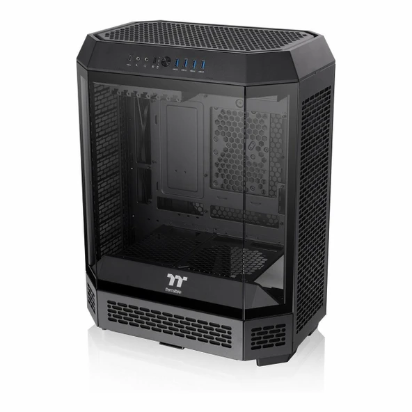 Thermaltake The Tower 600 USB 3.2 ATX Mid Tower Siyah Kasa - Resim 3