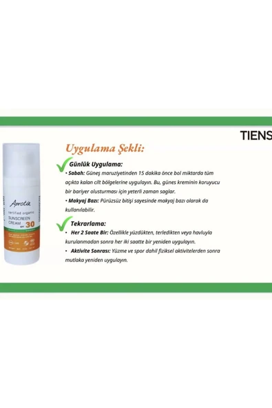Aprotie Tıens APROTIE Güneş Kremi SPF 30 - Resim 5
