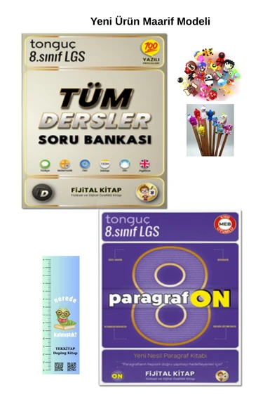 Tonguç Yayınları Tonguç 8. Sınıf Fijital Tüm Dersler Sb-ParagrafON Sb. 2 li Kitap(Tırtıl A. +Kalem B.)Yeni Ürün ürün görseli 1