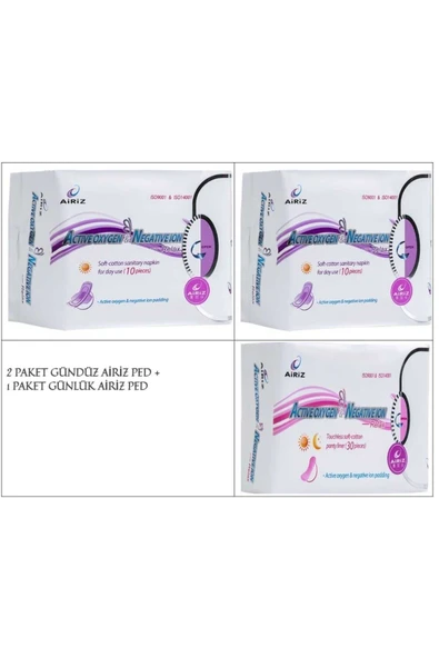 Tiens GENEL MARKALAR TİENS AİRİZ 2 PAKET GÜNDÜZ VE 1 PAKET TİENS AİRİZ GÜNLÜK PED - Resim 7