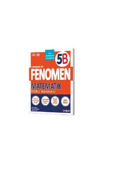 Fenomen Yayıncılık 5.Sınıf Matematik B Soru Bankası ürün görseli 1