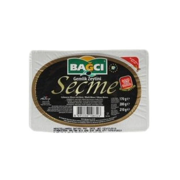 Bağcı Siyah Seçme Zeytin 200 gr