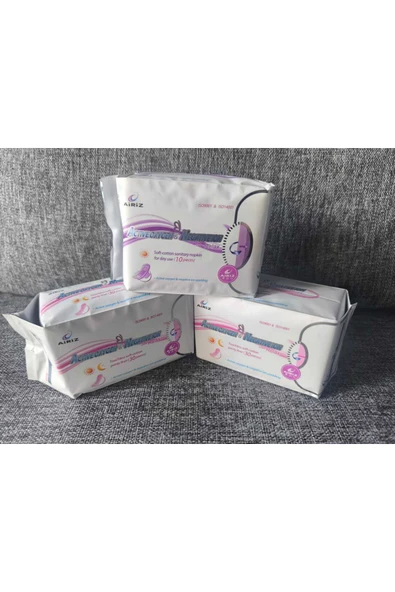 Airiz Tiens Hijyenik Kadın Pedi 1 Paket 10'lu Gündüz 2 Paket 30'lu Günlük ürün görseli