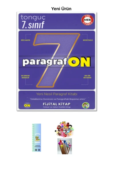 Tonguç Yayınları Tonguç 7. Sınıf ParagrafON Soru Bankası YENİ ÜRÜN (TIRTIL A.+KALEM B.) ürün görseli 1