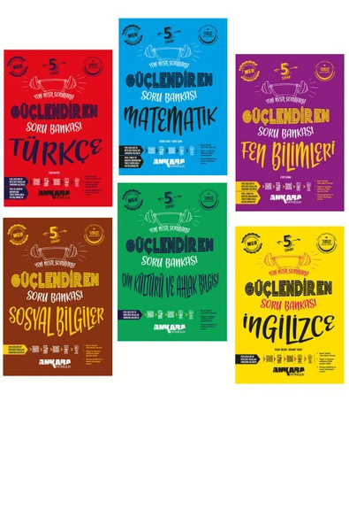 kitabın başkenti ankara yayıncılık 2025 Yeni 5.sınıf Tüm Dersler Güçlendiren Soru Bankası 6. Kitap - Resim 3