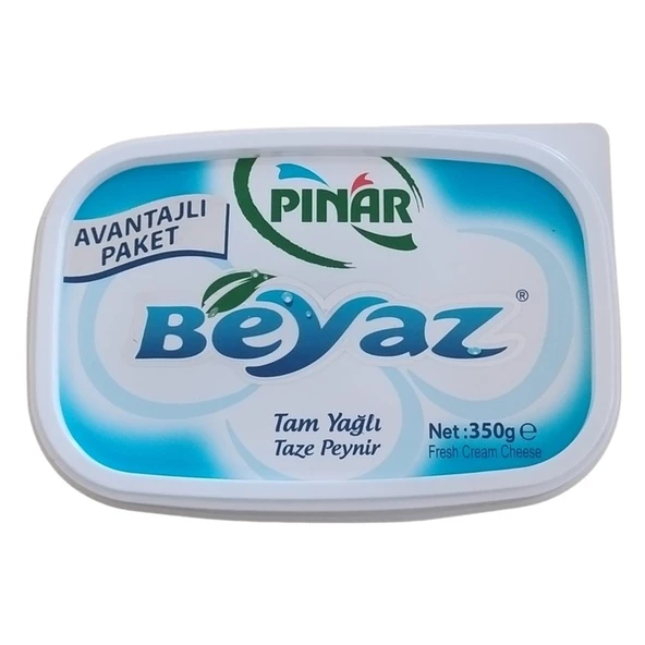 Pınar Beyaz Tam Yağlı Taze Peynir 350 Gr