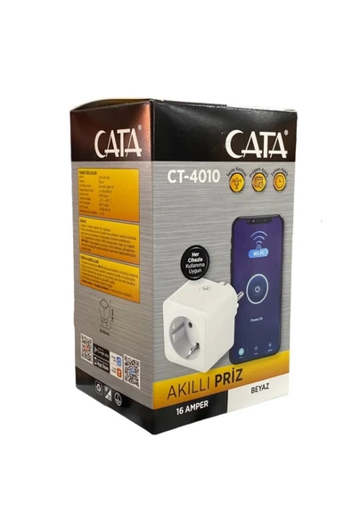 Cata CT-4010 Akıllı Wifi Priz Uzaktan Kontrol - 2