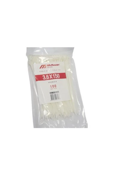 Mutlusan 3,6x150mm Kablo Bağı (100LÜ PAKET) - 1