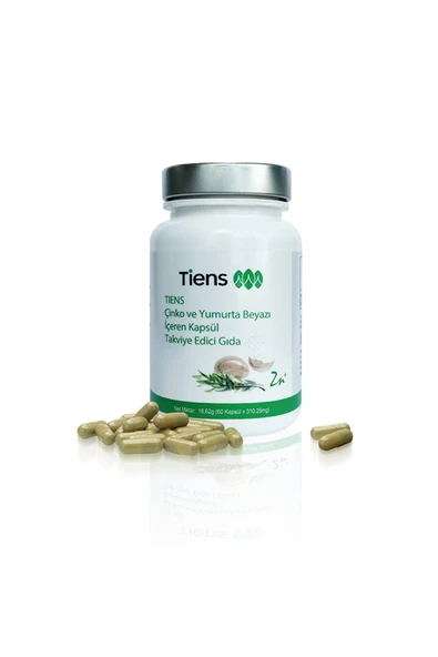 Tiens Tıens Çinko ve Yumurta Beyazı İçeren Kapsül Takviye Edici Gıda - Resim 2