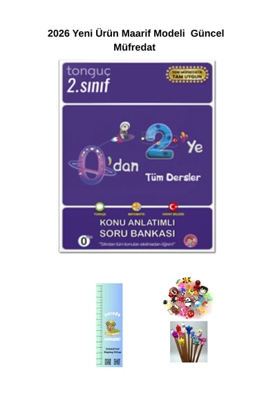 Tonguç Yayınları Tonguç 0'dan 2'ye Konu Anlatımlı Soru Bankası 2026 Yeni Müfredat(Tırtıl A. + Kalem B.) - Resim 4