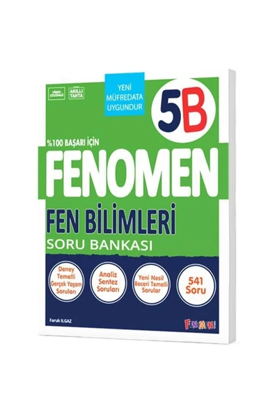 Fenomen Yayıncılık 5.sınıf Fen Bilimleri B Soru Bankası ürün görseli 1