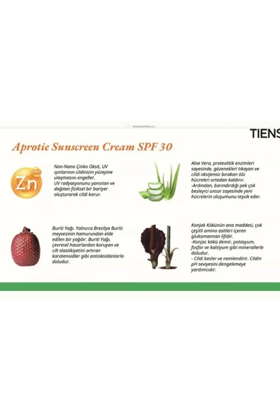 Aprotie Tıens APROTIE Güneş Kremi SPF 30 - Resim 4