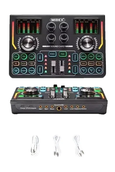Lastvoice BM800 Titanium V2 Set Efektli Ses Kartı Mikrofon Stand Kayıt Canlı Yayın (PC ve Telefon) - 2