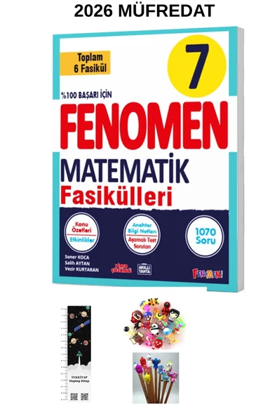 Fenomen Yayıncılık Fenomen 7. Sınıf Matematik FASİKÜLLERİ SETİ ( 6 KİTAPÇIK )2026 MÜFREDAT(UZAY A.+ KALEM B.)YENİ ÜRÜN - 4