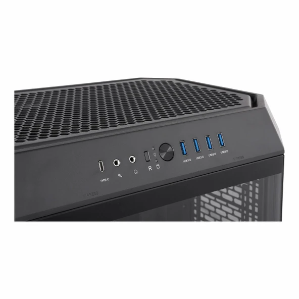 Thermaltake The Tower 600 USB 3.2 ATX Mid Tower Siyah Kasa - Resim 6