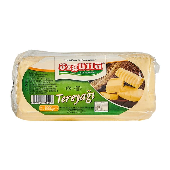 Özgüllü Tereyağı 1000 Gr
