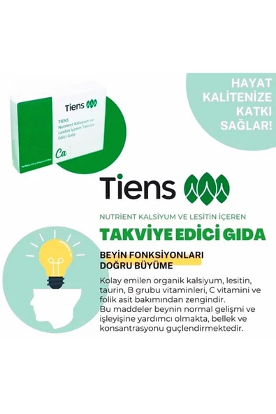 Tiens Tıens Kalsıyum Lesıtın Iceren Takvıye Edıcı Gıda ürün görseli