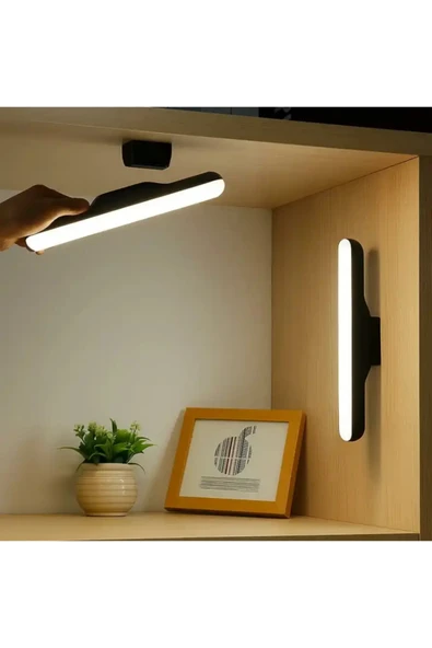 Cata Ct-5249 Şarjlı Led Işık Usb Şarjlı Kablosuz Mıknatıslı Led Lamba 3 Farklı Işık Rengi - 3