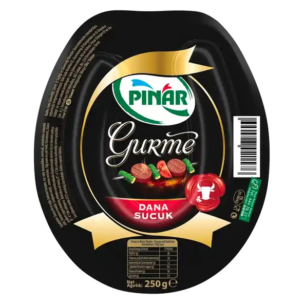 Pınar Gurme Dana Sucuk 250 Gr
