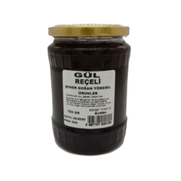 Şener Doğan Gül Reçeli 700 Gr Mg