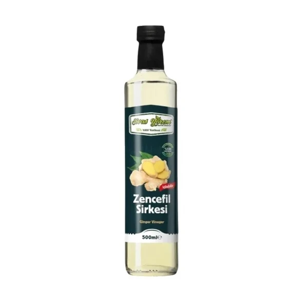 Sivas Yörem Zencefil Sirkesi Katkısız 500 Ml