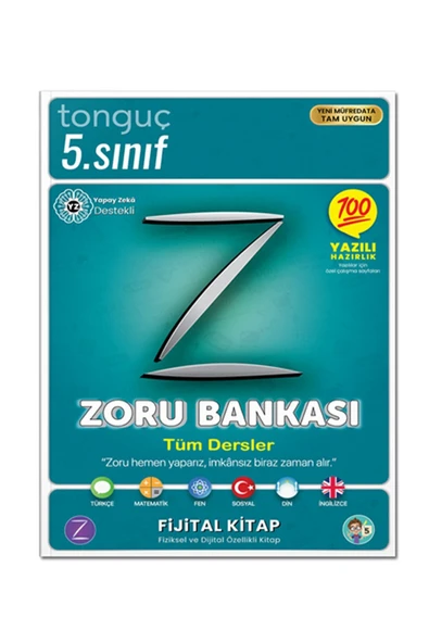 Tonguç Yayınları 5. Sınıf Yeni Nesil Tüm Dersler Zoru Bankası ürün görseli 1