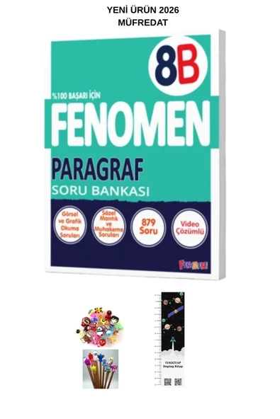 Fenomen Yayıncılık Fenomen 8. Sınıf B Paragraf Soru Bankası 2026 MÜFREDAT (UZAY A.+KALEM B)YENİ - Resim 5