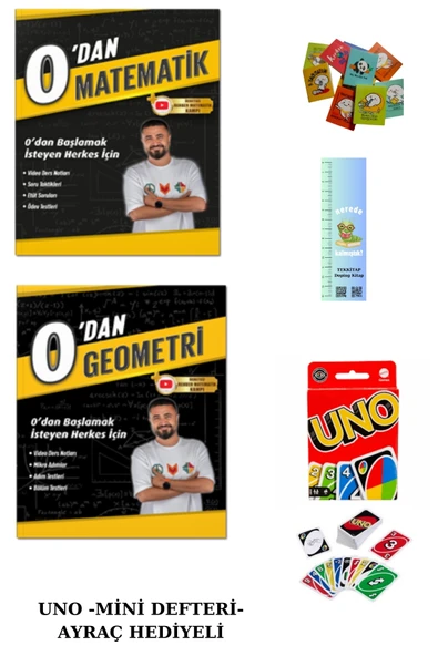 REHBER MATEMATİK YAYINLARI Rehber Matematik Tyt 0 Dan Matematik -Geometri Sayısal 2 Kitap(Uno-Mini Defter-Trtıl Ayrç - Resim 2