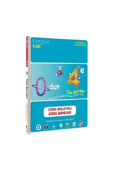 Tonguç Yayınları Tonguç 0’dan 4’e Konu Anlatımlı Soru Bankası + ürün görseli 1