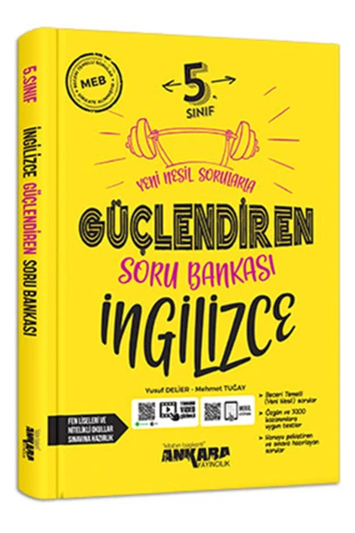 kitabın başkenti ankara yayıncılık Ankara Yayıncılık 5.Sınıf Güçlendiren İngilizce Soru Bankası ürün görseli 1