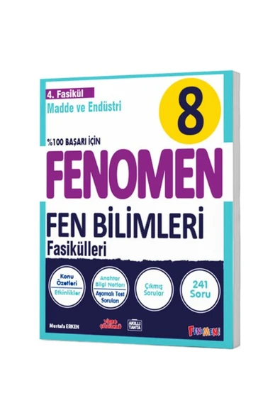 Fenomen Yayıncılık Fenomen Yayınları Fenomen 8 Fen Bilimleri 1.2.3.4.5.6 Fasikül - Resim 5