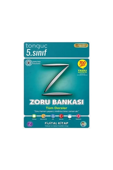 Anka Yayınları Tonguç Akademi 5. Sınıf Tüm Dersler Zoru Bankası ürün görseli 1