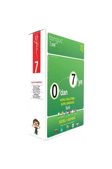 Tonguç Yayınları Tonguç 0'dan 7'ye Konu Anlatımlı Soru Bankası Seti ürün görseli 1