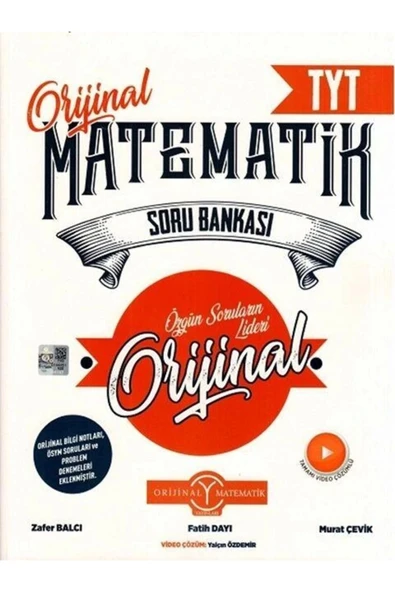 Orijinal Yayınları Tyt Orijinal Matematik Soru Bankası ürün görseli 1