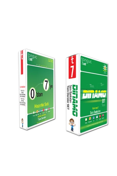 Tonguç Yayınları Tonguç 7. Sınıf 0 Dan 7 Ye Konu Anlatımlı Dinamo Soru Bankası Set 7 Kitap 2022 ürün görseli 1