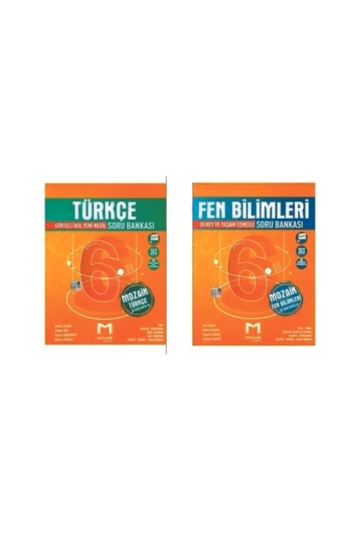 Mozaik Yayınları Mozaik 6. Sınıf Türkçe Fen 2li set ürün görseli 1