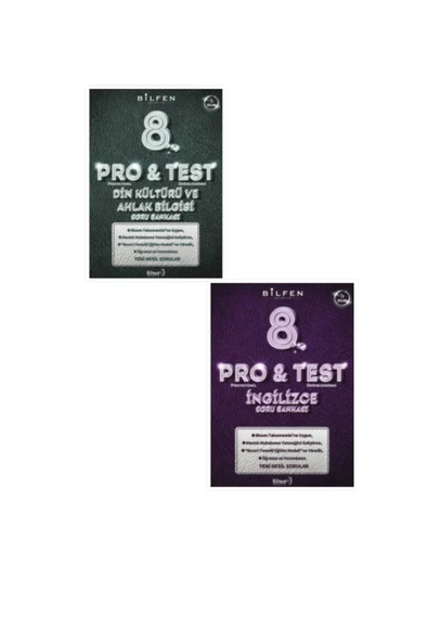 Bilfen Yayınları Protest 8. Sınıf Ingilizce-din Kültürü Soru Bankası 2 Kitap 2023 ürün görseli 1